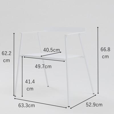 ふるさと納税 燕市 【KUROSHIRO】スチールチェア　ABSS-W-56(白) |  | 01