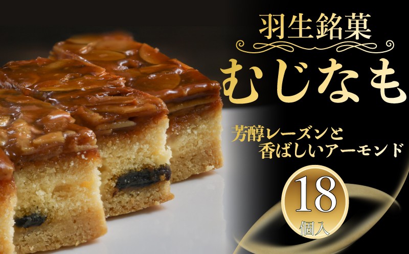 
                  ケーキ バターケーキ むじなも 18個 洋菓子 スイーツ 洋酒 アーモンド レーズン  郷土銘菓 お土産 手土産 ギフト 帰省 お歳暮 お中元 プレゼント ロアール洋菓子店 埼玉県 羽生市
                