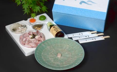 最高級国産トラフグ使用！トラフグ刺しふぐ鍋セット（5人前）［冷蔵］ほり川母家