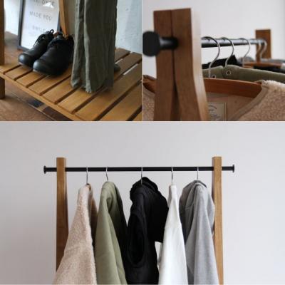 ふるさと納税 加西市 ハンガーラック 幅71cm Rasic Hanger Rack 棚付き [No5698-0689] |  | 02