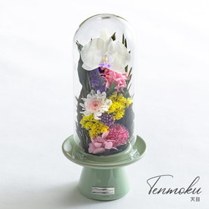 天目 花 お花 プリザーブドフラワー ギフト プレゼント お祝い 誕生日 お供え アレンジ インテリア 東京都 墨田区 ピ・水色器/単品