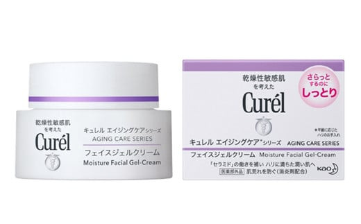 花王 Curel キュレル　エイジングケアシリーズ　ジェルクリーム　４０ｇ【美容 化粧品 コスメ 人気　スキンケア クリーム　ジェル　敏感肌　低刺激　エイジングケア　年齢　うるおい　潤い　セラミドケア　ハリ　しっとり　無香料　無着色　アルコールフリー　消炎剤　保湿　乾燥　肌荒れ　弱酸性　医薬部外品　神奈川県 小田原市 】 142069_EJ034