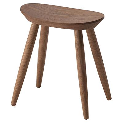 ふるさと納税 旭川市 旭川家具　cosine　エントランススツールと靴べら(S)のセット ウォルナット_04444