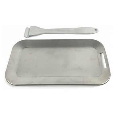 【ふるさと納税】フェニックスライズの鉄板「焚き火テッパン[チタン]　厚さ3.0mm　メスティンサイズ」【配送不可地域：離島・沖縄県】【1377057】