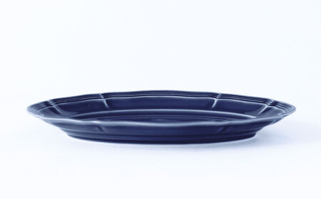 【波佐見焼】ombre de fleur オーバルプレート アズール 5枚セット 食器 皿【翔芳窯】[FE380]