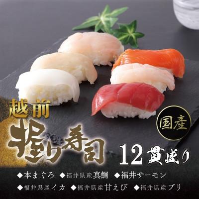 ふるさと納税 越前市 越前握り6貫(1パック)×2　合計12貫