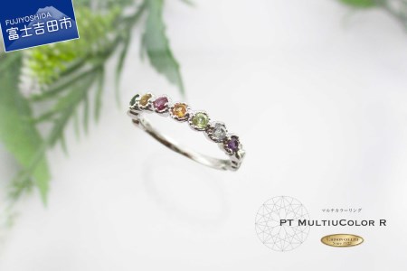 指輪 マルチカラーリング プラチナ KT-1076 アクセサリー