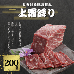 小田桐産業 馬刺し(上霜降り200g、赤身270ｇ)2点ｾｯﾄ