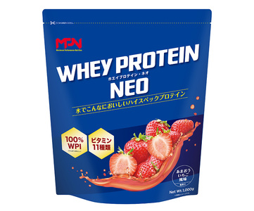 WPI ホエイ プロテイン MPN サプリメント  WHEY PROTEIN NEO (ホエイプロテイン・ネオ)あまおういちご風味 １キロ | プロテイン おすすめ 比較 高品質 効果的 健康 影響 