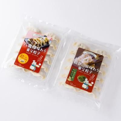 ふるさと納税 養父市 【特産品・八鹿豚×朝倉山椒がコラボ】養父餃子食べ比べセット(冷凍24個)/12個入り1パック×2 |  | 01
