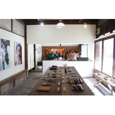 ふるさと納税 対馬市 【対馬のイノシシ革】名刺入れ(キャメル) |  | 03