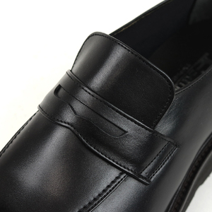 0288 カジュアルシューズ ローファー 3Eウィズ　BLACK（ブラック）　メンズ ファッション 靴 シューズ 本革　25.0cm〜27.5cm 27.0cm