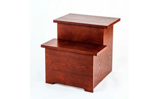 お供物壇《W45×D48×H45（cm）》 古代色 タモ付板合板・ラワン合板・芯材は天然木 大湊文吉商店 新潟県加茂市