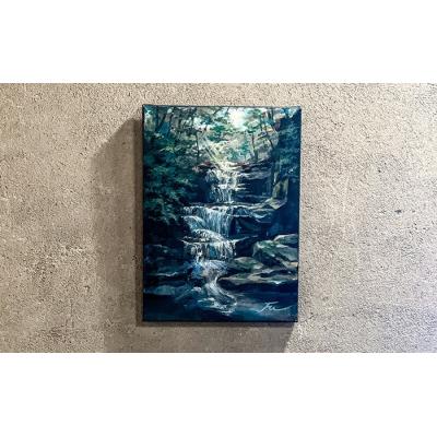 ふるさと納税 三原市 あなたの好きな三原を絵画に「オーダーメイド風景画」F8サイズ [200-004] |  | 02