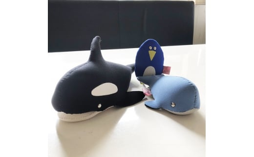 うみのなかまたちセット③シャチ・ミニクジラ・ペンギン 