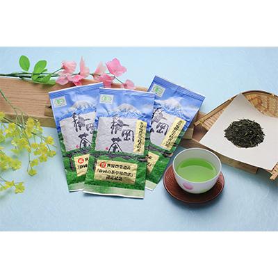 ふるさと納税 島田市 【毎月定期便】茶草場農法実践者の有機深むし煎茶100g×3本 全12回