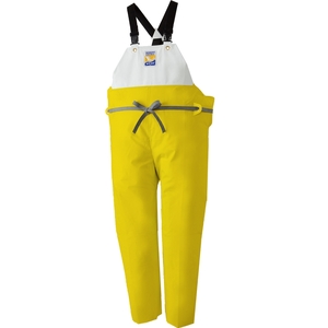 マリンエクセル　LADIES　サロペット　イエロー　1238016【サイズ：LL】 / 防水 防風 レディース 作業服 作業着【logo198】