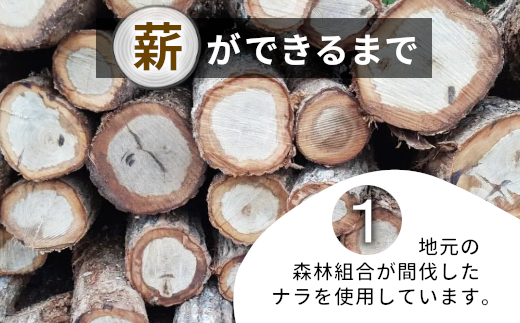 【6ヶ月定期便】なら薪 中〜大割 約40kg ( 約20kg×2箱 ) 計240kg 6回 6ヶ月 中割 大割 薪ストーブ アウトドア キャンプ 焚火 暖炉 楢 ナラ 薪 まき 雑貨 日用品 定期便 
