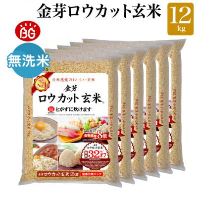 ふるさと納税 和歌山市 金芽ロウカット玄米12kg(2kg×6袋)