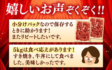 【全3回定期便】【訳あり】博多和牛 切り落とし 5kg(500g×10p） 桂川町/株式会社 MEAT PLUS [ADAQ129] 切り落とし肉 牛肉 国産 小分け 大容量