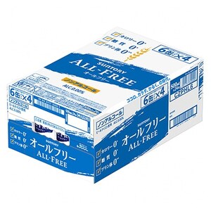 【毎月定期便】サントリー「オールフリー」500ml×24本全12回【配送不可地域：離島・沖縄県】【4001764】