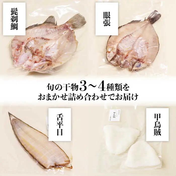 【職人の技】旬の干物 詰め合わせ 3-4種（6-8パック）×2セット / 魚 干物 干もの セット  / 南島原市 / ながいけ [SCH049]
