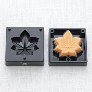 【手作り和菓子シリーズ】●練りきり型（へら付）：木の葉シリーズ● プラスチック製 和菓子 調理 料理 製菓 キッチン 調理器具 和菓子 お菓子 抜き型 押し型 型抜き ねりきり 押し寿司 千葉真知子先