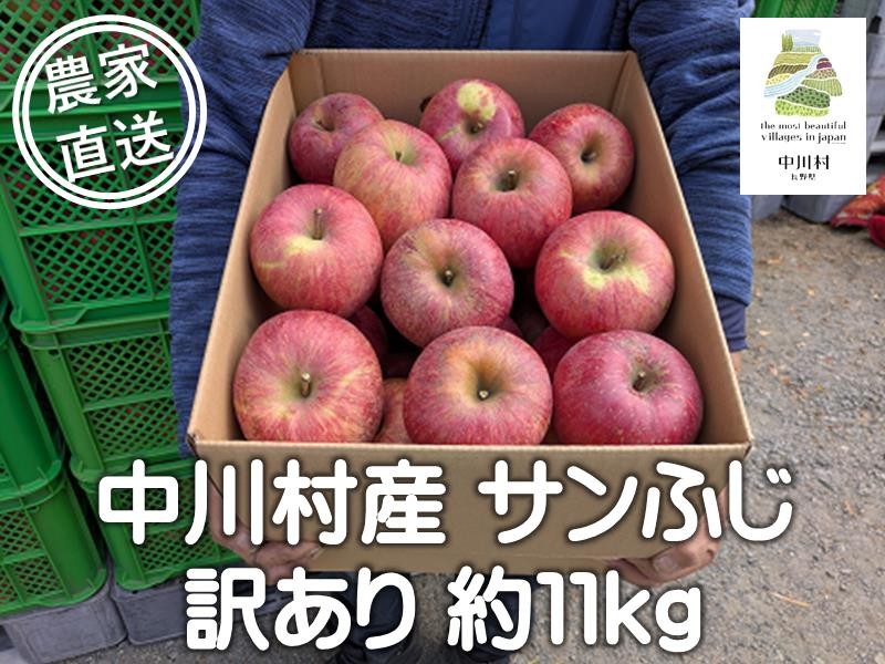 
                  担当者おすすめ「味覚の里なかがわ」の旬のくだもの 森越農園のりんご（サンふじ約11Kg りんご訳あり 不揃い バラ詰め 大容量10kg以上）
                