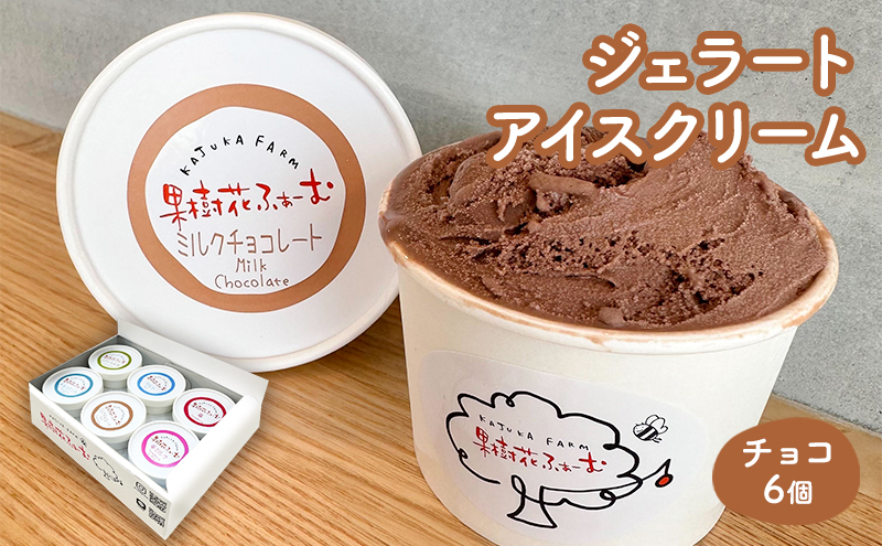 ジェラート チョコ 6個 アイス アイスクリーム スイーツ お菓子 菓子 おやつ 兵庫県 加西市 