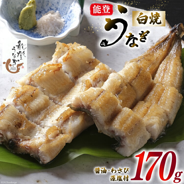 【ふるさと納税】 能登うなぎ 白焼 [ティ・エス・ピィ 石川県 志賀町 BZ4004] うなぎ 鰻 ウナギ 白焼き 能登産 醤油付き 170グラム