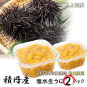 【ふるさと納税】2024年予約受付中！≪2024年夏発送分≫【ふるさと納税】 数量限定！積丹産 塩水生うに2パック【三上商店】|北海道ふるさと納税 積丹町 ふるさと納税 ウニ 北海道　ウニ うに 雲丹 ムラサキウニ 塩水 生うに