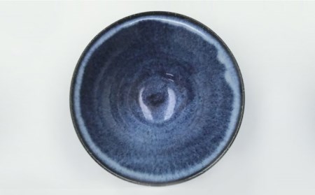 【美濃焼】陽だまり 茶碗 ペアセット 夏【山勝美濃陶苑】HDM-3053FW 食器 ご飯茶碗 ペア 夫婦 カップル 飯碗 ご飯 ブルー ネイビー 青 紺 和食器 和風 シンプル おしゃれ 送料無料 [