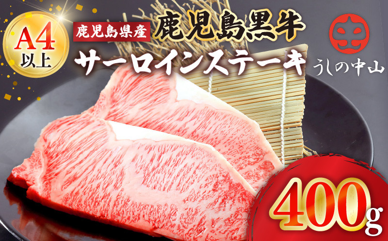 
            2106 うしの中山 サーロイン ステーキ 400g　KN050-005
          