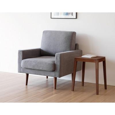 ふるさと納税 筑後市 レオソファー 1P グレー BR脚【5年保証】【高野木工】 |  | 01