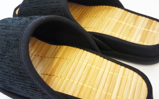 Ｄ型セノーテモールスリッパ　ブラック＜婦人用Ｍサイズ（約24cmまで）＞　【04301-0361】_イメージ3