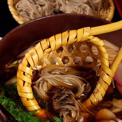 ふるさと納税 朝日村 とうじそば　2人前　(とうじ籠1本付き) |  | 02