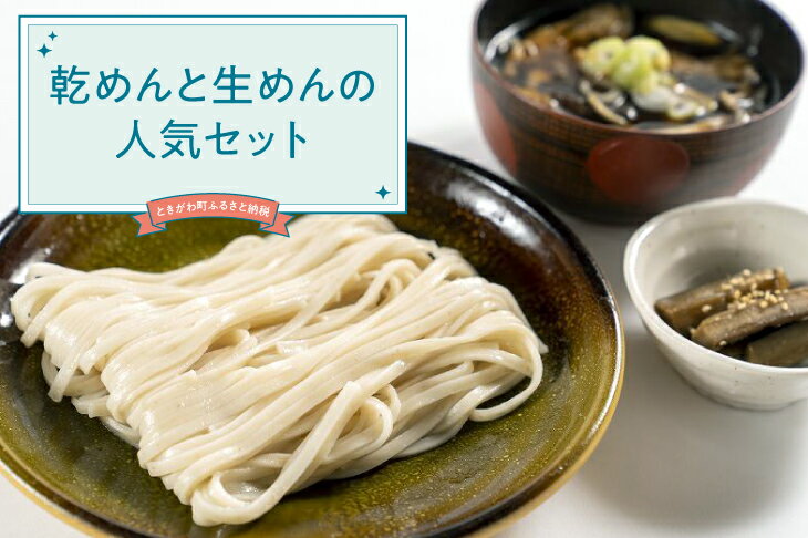 【ふるさと納税】乾めんと生めんの人気セット