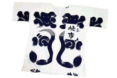 a32-004　魚河岸ヴィンテージシャツ＆うちわセット