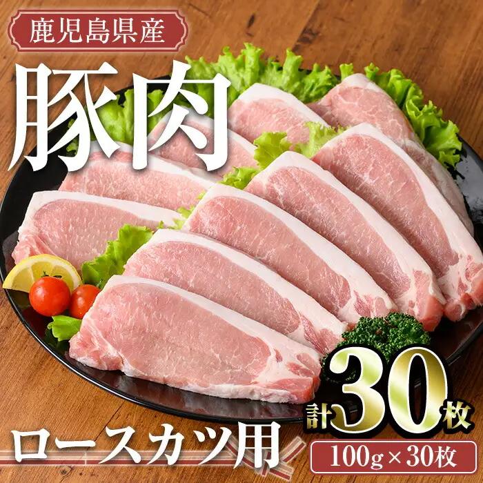 鹿児島県産 豚肉 ロース カツ セット (計30枚・5枚×6P)【TRINITY】A678