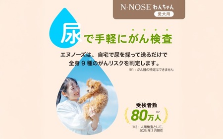 【ふるなび限定】愛犬 がんのリスク早期発見サービス 線虫 N-NOSE わんちゃん エヌノーズ 【 FN-Limited-SP 】
