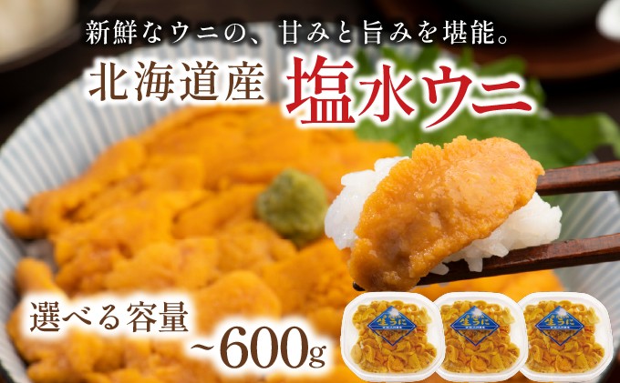 
            【選べる容量】塩水ウニ 100g~600g  ふるさと納税 人気 おすすめ ランキング うに ウニ 雲丹 ムラサキウニ バフンウニ 生鮮 無添加 魚介類 塩水 生食 北海道 松前町 送料無料 MATM001
          