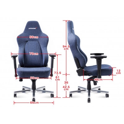 AKRacing オフィスチェア ゲーミングチェア Premium Denim Lite【1366857】