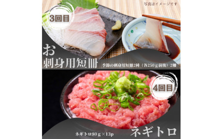 魚屋のうまいものづくし  6ヶ月定期便 （全6回）《カネアリ水産》