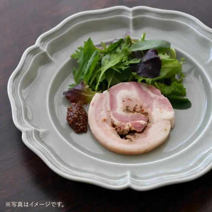 【波佐見焼】ombre de fleur プレートL ロイヤルグレー 2枚セット 食器 皿【翔芳窯】[FE365]