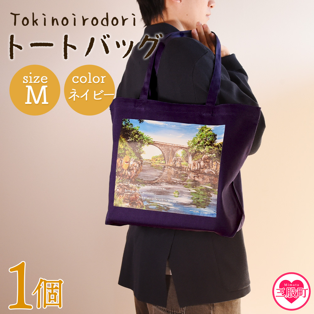 ＜トートバッグM 1個 ネイビー＞選べる カラー サイズ 色 6色 M L size トートバック 大きめ 手持ち 肩掛け かたかけ バック エコバッグ 買い物袋 おしゃれ オシャレ カワイイ 可愛い かわいい 10L 15L 便利 仕事 通学 旅行 マチ付き 軽い【MI564-hi】【ひろせ本店】