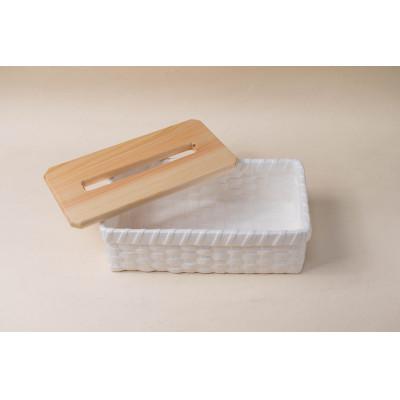 ふるさと納税 湖南市 ティッシュペーパー籠【月白】 |  | 02