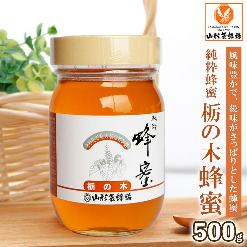【ふるさと納税】純粋蜂蜜 栃ノ木蜂蜜 500g FZ19-998 はちみつ ハチミツ 蜂蜜 国産