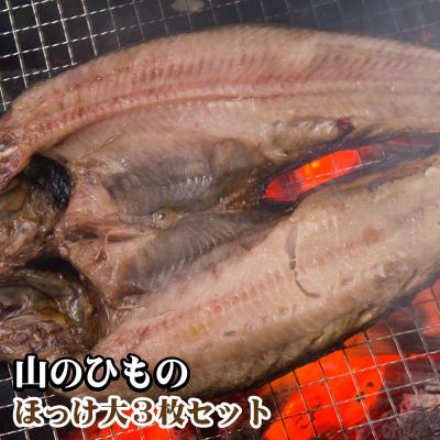 ふるさと納税 新得町 山のひもの ほっけ大3枚セット H-1304