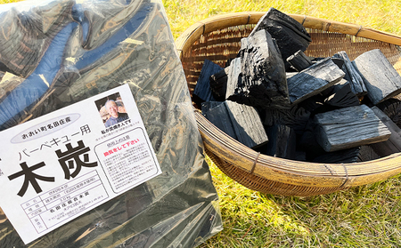 おおい町 名田庄木炭（3kg入×3袋）＋木酢液セット 雑貨 日用品 駿河炭 バーベキュー 火持ちが良い 安定した火力 家庭菜園 虫除け 安心安全 