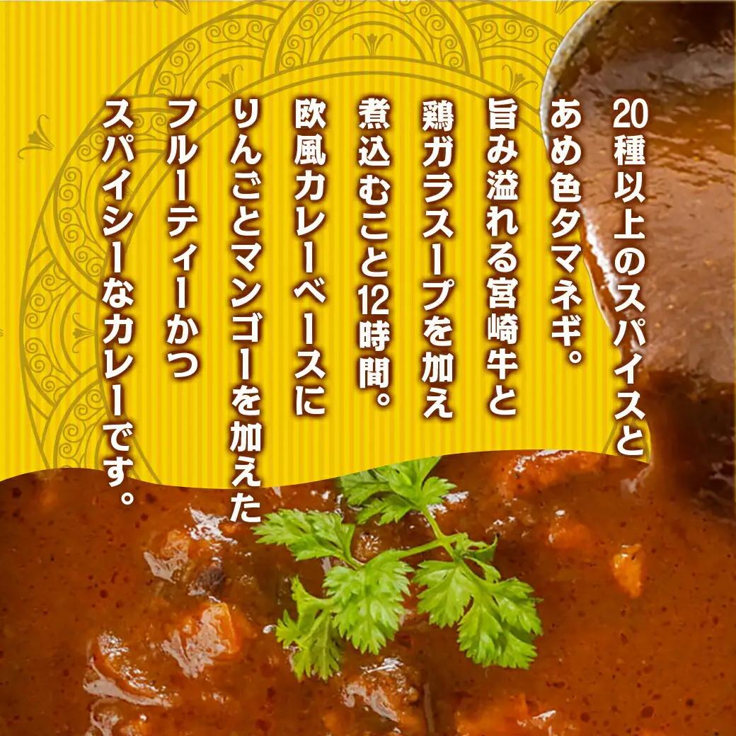 トプカ☆宮崎牛カレー5食セット※ポスト投函〔LD-J904〕_(都城市) カレー専門店 手づくり 宮崎牛 ビーフカレー レトルト ポスト投函